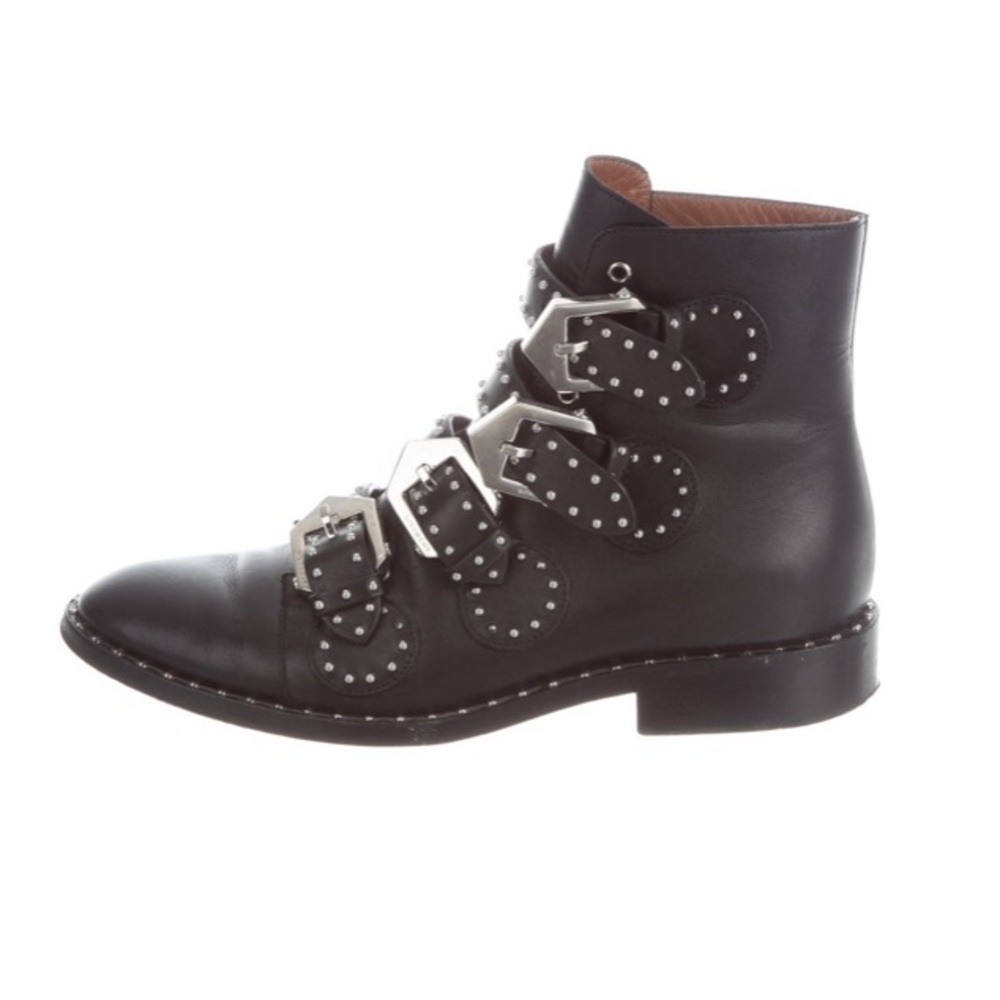 Givenchy Elegant Leather Ankle Boots - Picture 3 of 7